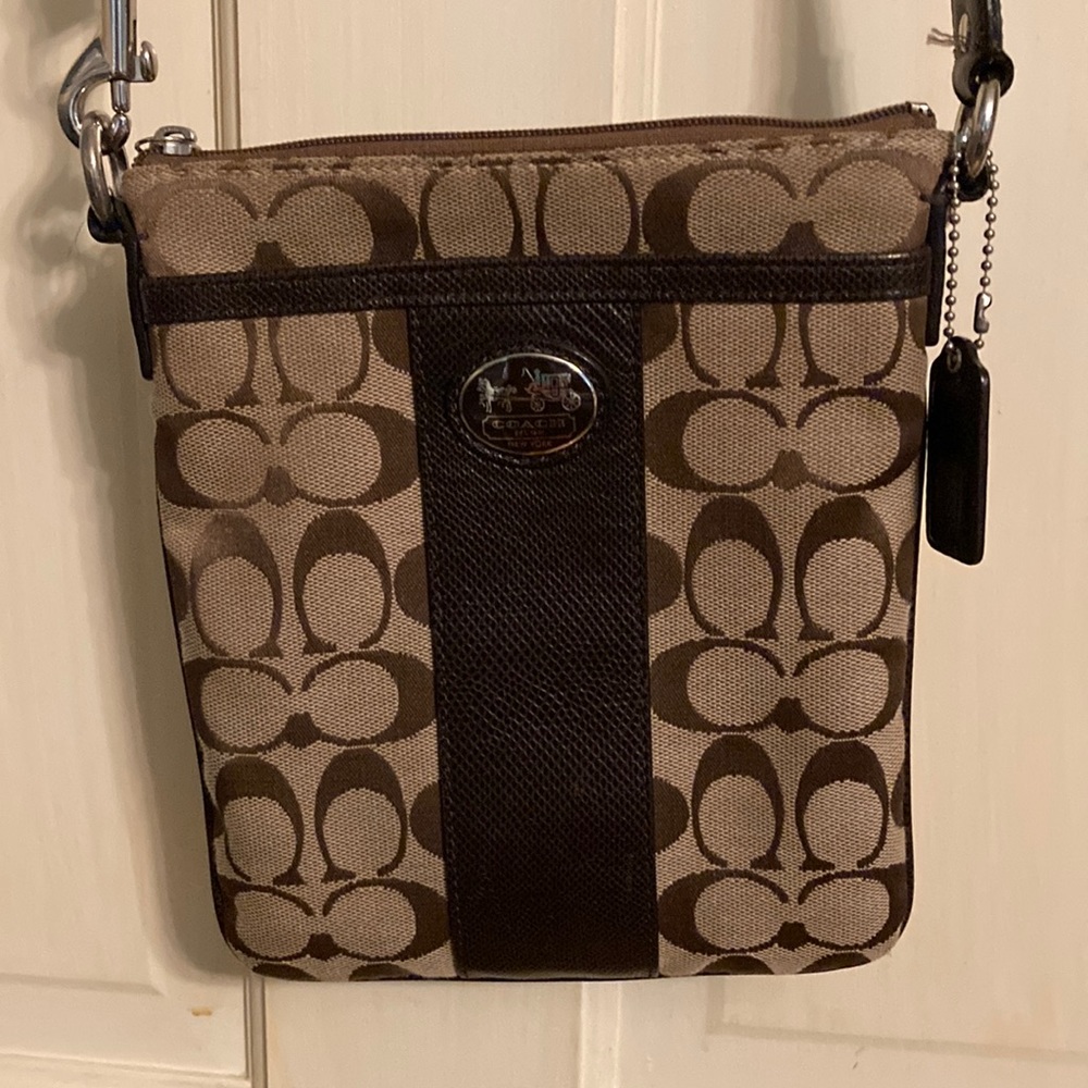 Coach Sutton Signature Swingpack Crossbody Gem
